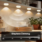 DOMMO™ MotionGlow — 3 oplaadbare bewegingssensorlampen